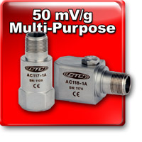 50 mV/g Accelerometer - Multi Purpose