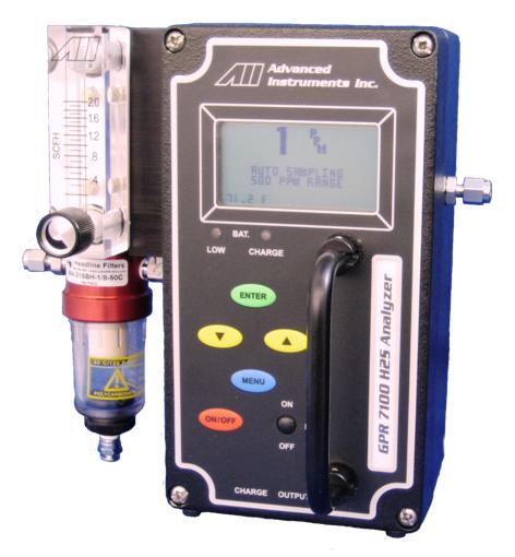 GPR-7100 Portable Trace PPM Hydrogen Sulfide Analyzer GPR-7100 Portable Trace PPM Hydrogen Sulfide Analyzer